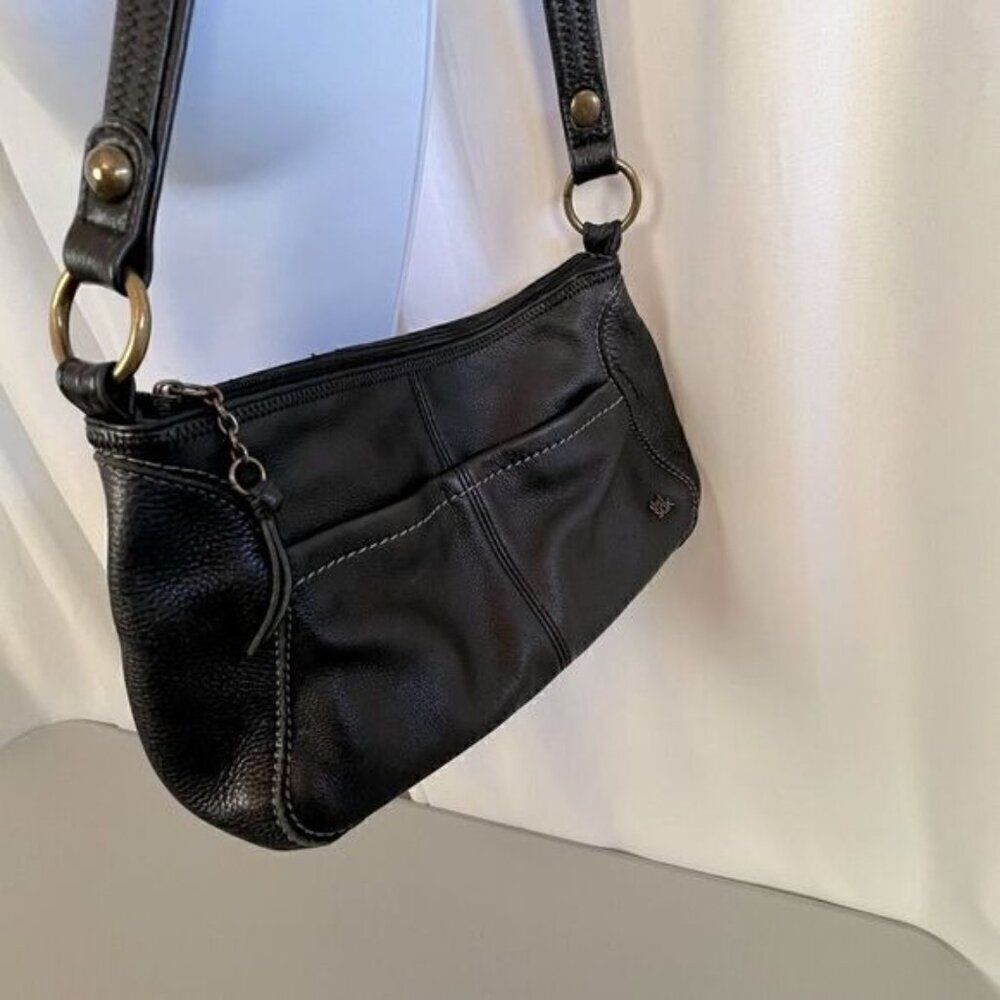 THE SAK WOMENS BLACK LEATHER PURSE - Picture 2 of 10
